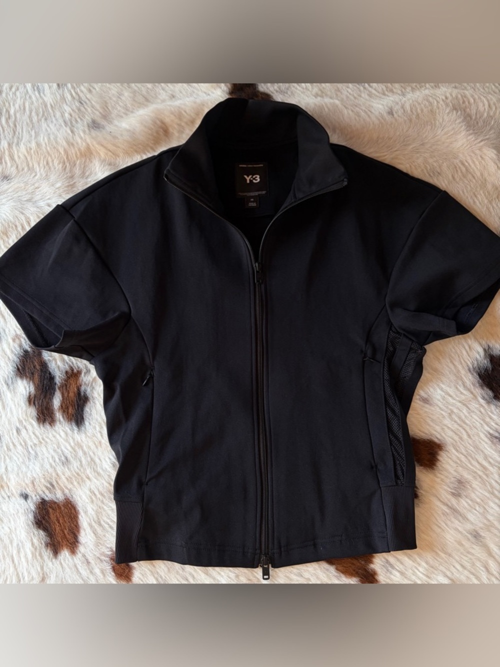 Y-3 Adidas × Yohji Yamamoto Women’s Short Sleeve Track Jacket